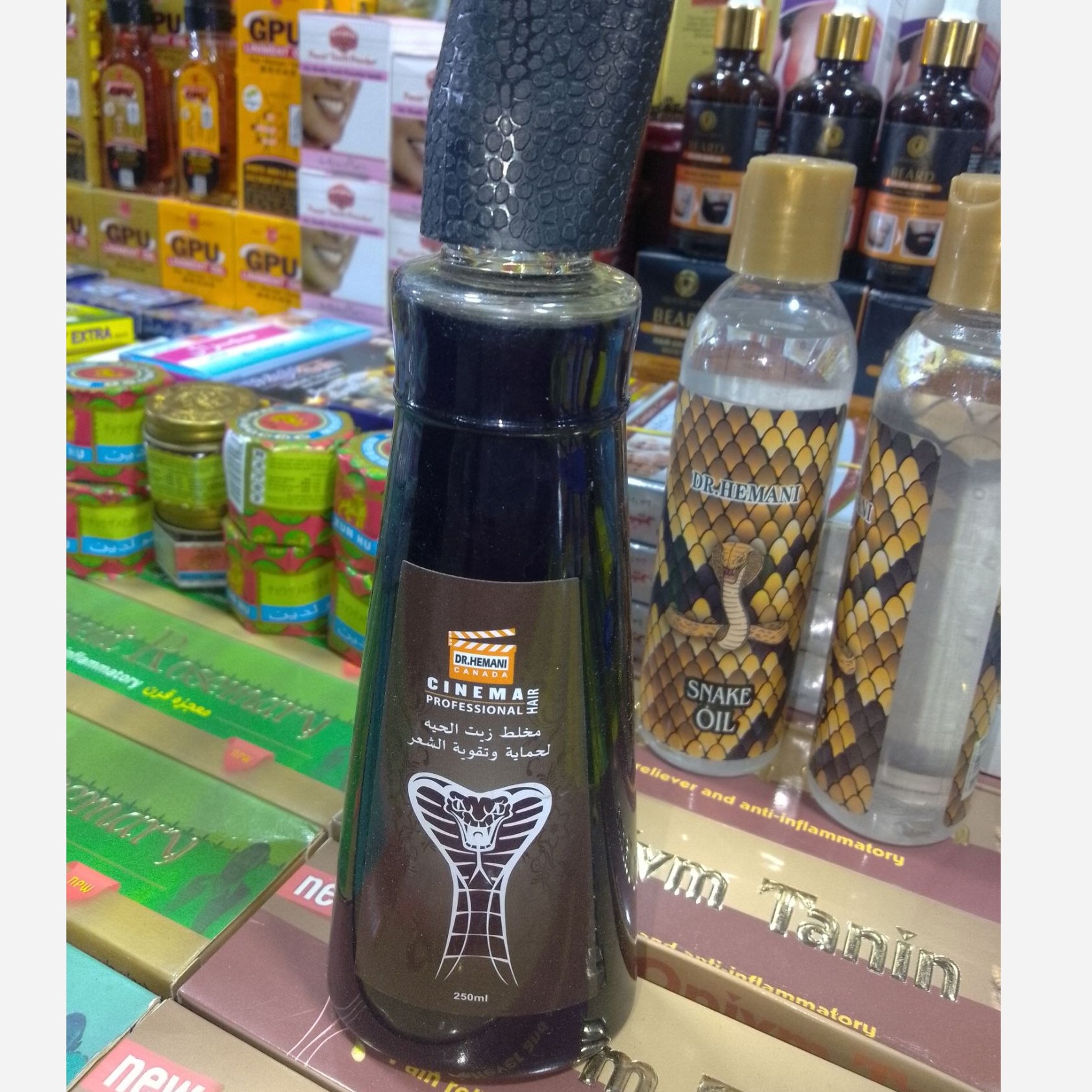 روغن مار دکتر همانی حجم 250 میل تقویت و رشد مو و ریش